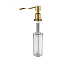 Дозатор для жидкого мыла KRAFT, D003-G, золото, Paulmark