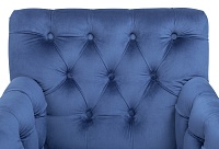 Кресло MAK interior Zander deep blue YF-1841-B