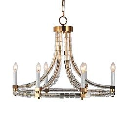 Люстра подвесная Gramercy Home Mirayn CH114-6-BRS