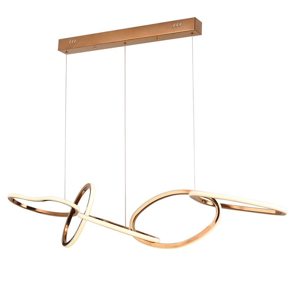 Потолочная люстра Natali Kovaltseva LED LAMPS 81360 ROSE GOLD