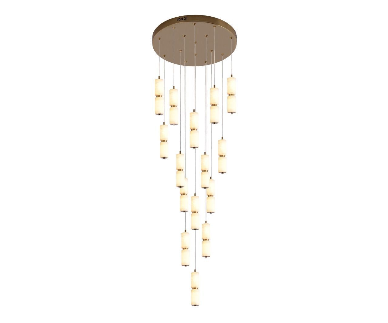 Подвес Бейла латунь d50 h500 Led 180W (3000K) Kink Light 07528-15A,36