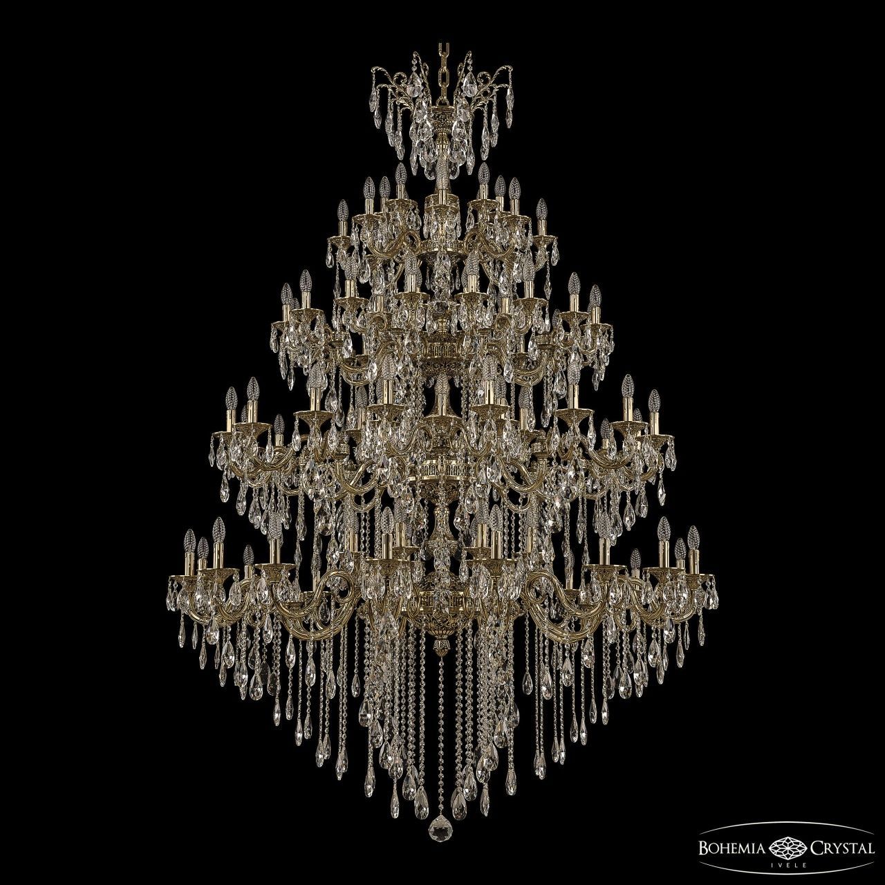 Люстра Bohemia Ivele Crystal 71105/24+24+24+16/590/XL/4d B GB Y1