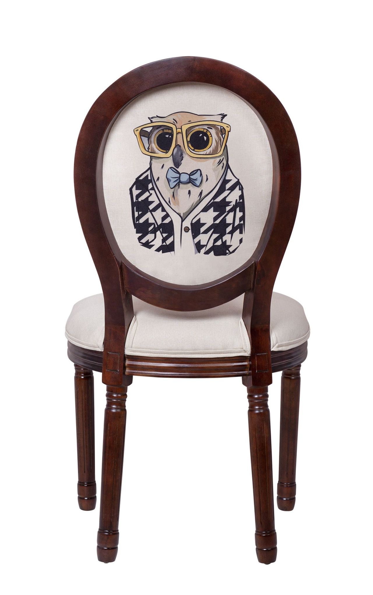 Стул MAK interior Volker owl print 5KS24501-BCO