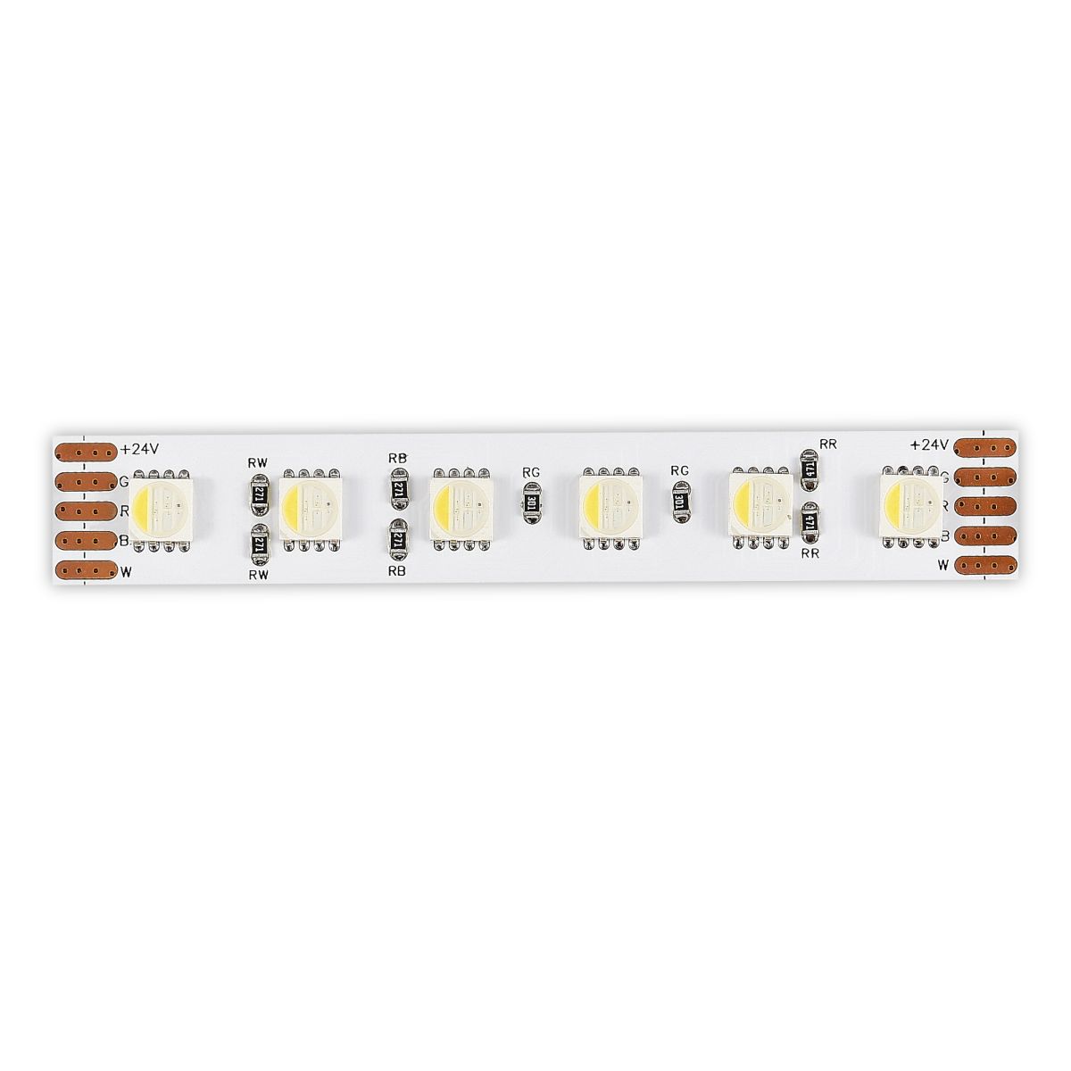 Светодиодная лента ST Luce 24В 18Вт/м 3000К 5м IP20 ST5005.318.20RGBW.1