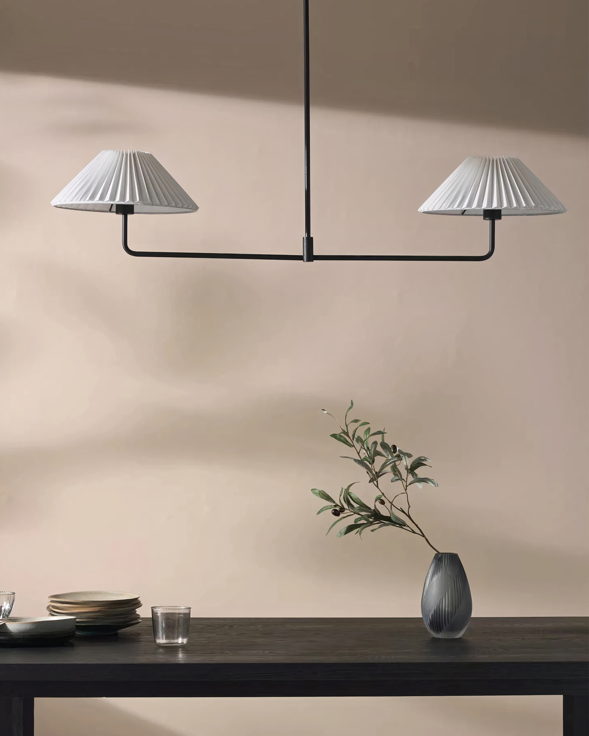 Чёрная люстра "Харриет" LouvreHome LHLCH250324SWL