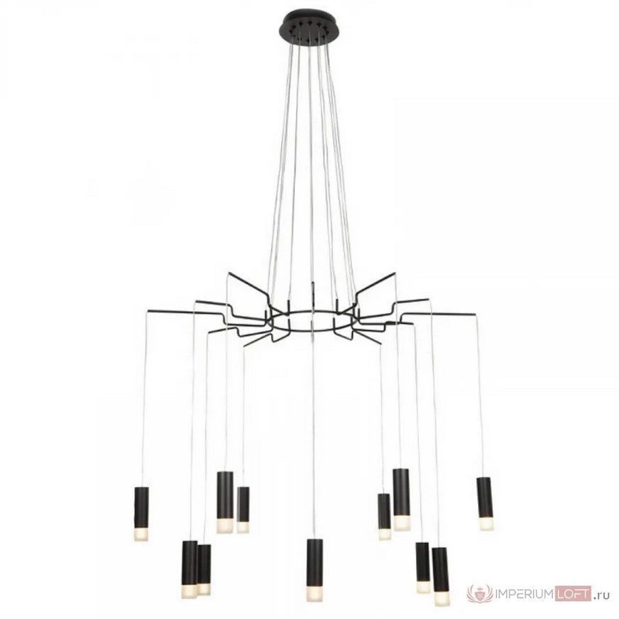 Подвесная люстра Wireflow Led Black Suspension Lam 13 Патронов Chandelux CHDL-12132