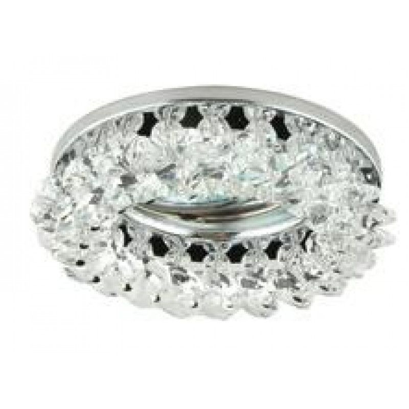 Светильник MR16 встраиваемый Хром, Хрусталь прозрачный GU5.3 50Вт IMEX IL.0017.1203