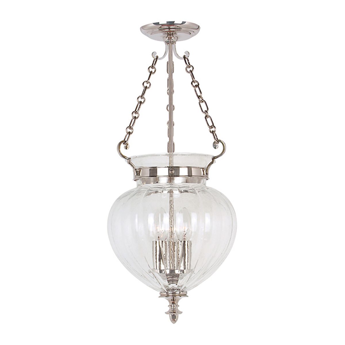 Светильник подвесной Elstead Lighting Finsbury Park FP-P-M-POL-NCKL