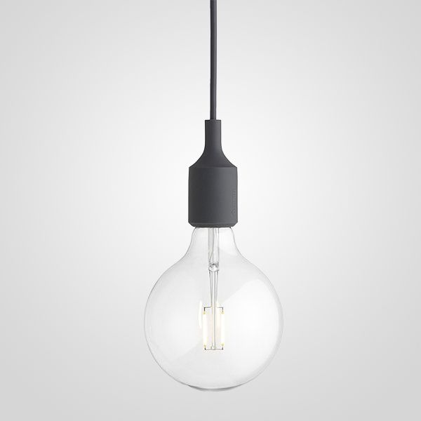 Светильник подвесной Muuto E27 Grey 186763-22 40.036