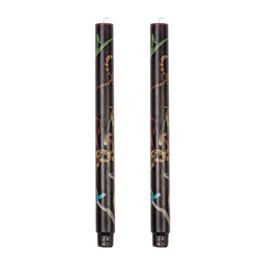 Свеча Stern Snakes Black set of 2 Seletti 14087S