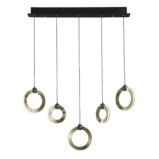 Подвесной светильник Lumien Hall Livin LH8028/5P-BK-SGD-PBK