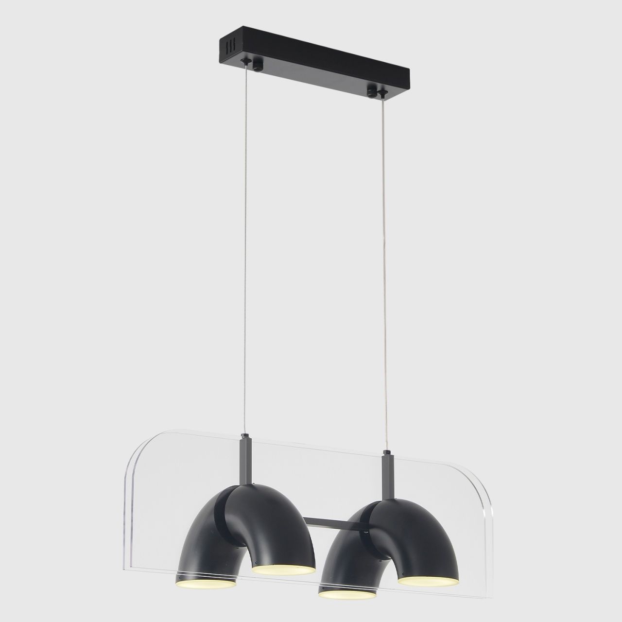 Светильник подвесной Crystal Lux ELEMENT SP24W LED BLACK