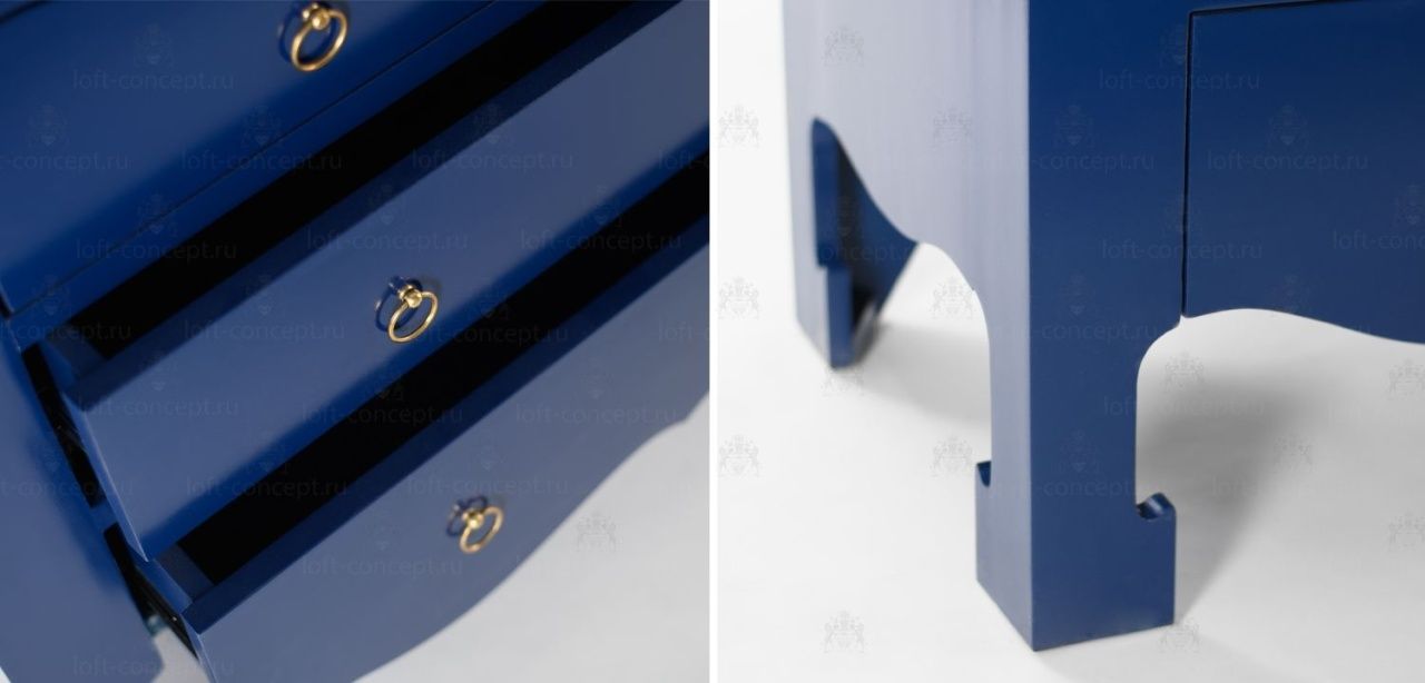 Комод L.XV CHEST OF DRAWERS deep blue 10.3183