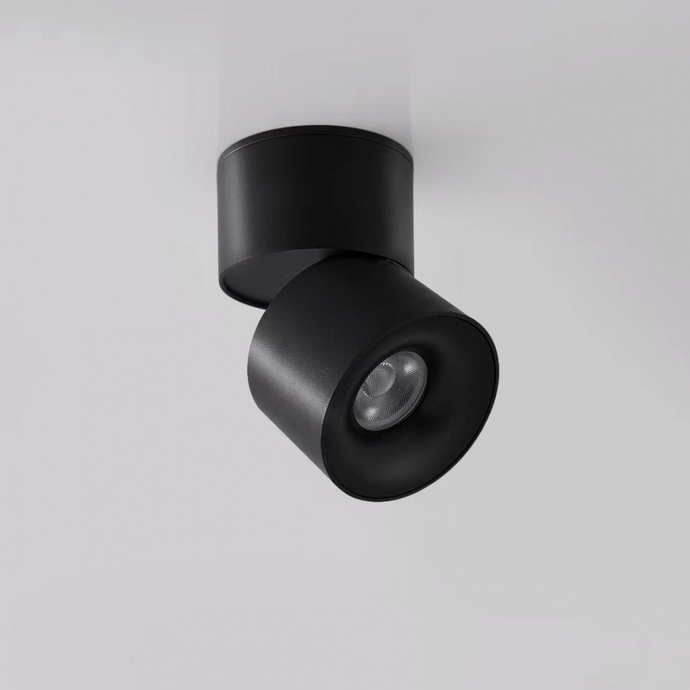 Светильник накладной iLEDEX Metrica 115-12W-D70-4K-55DG-BK