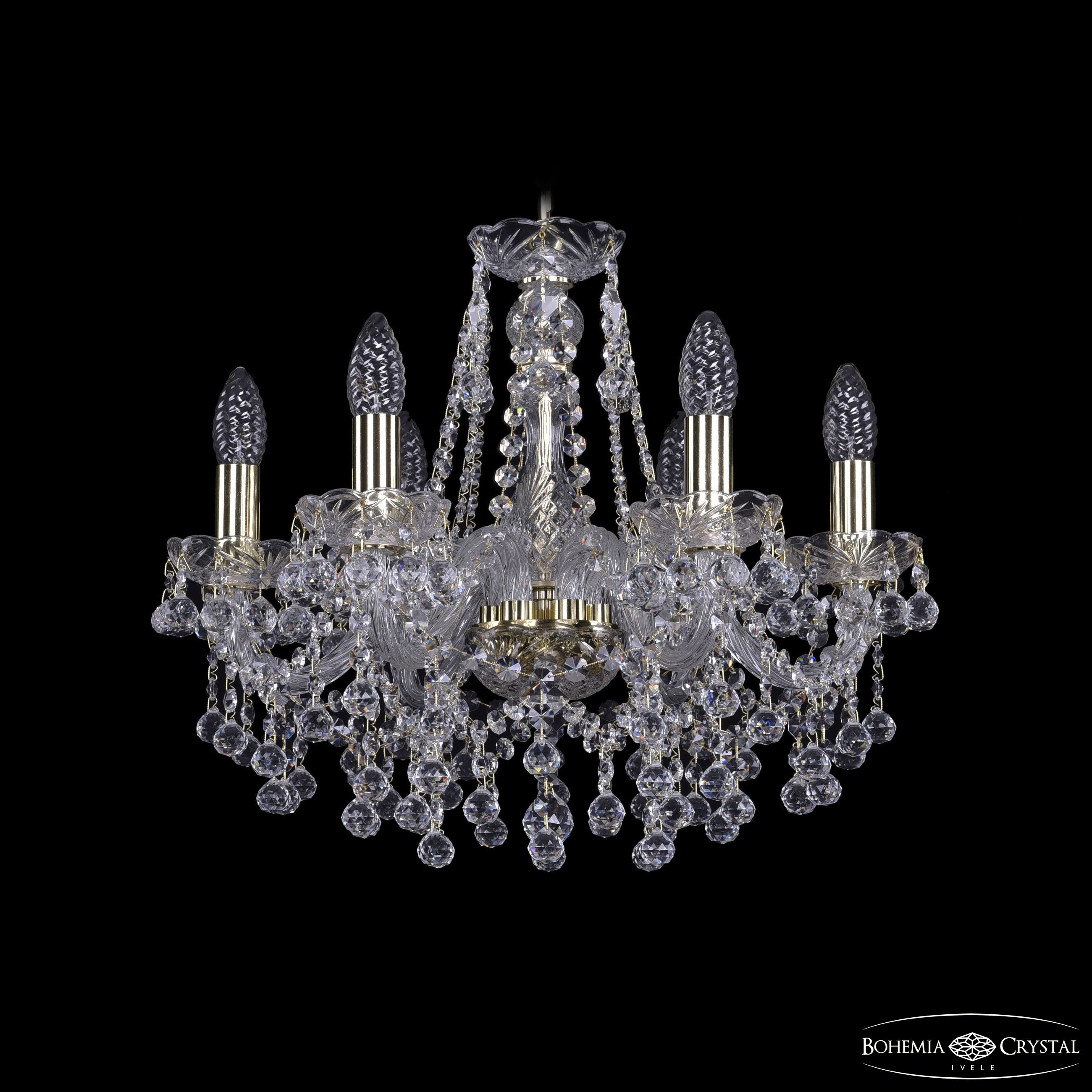 Люстра Bohemia Ivele Crystal 1409/6/160 G