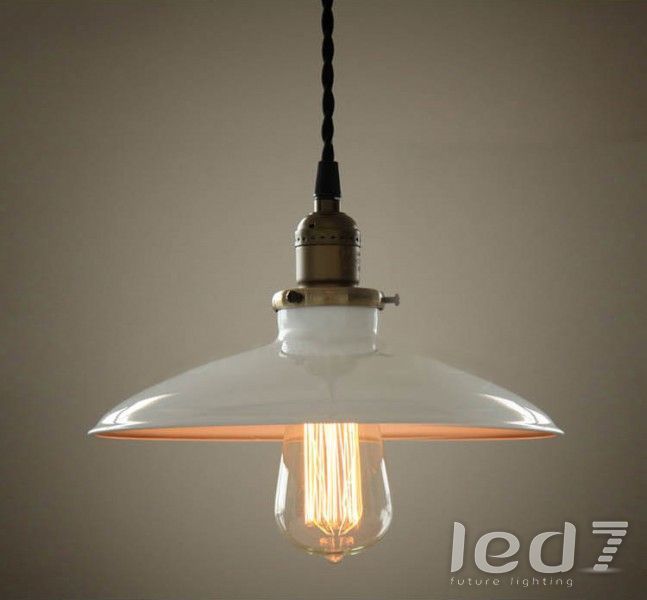 Светильник Loft Industry Classic Colours - Белый, кабель косичка