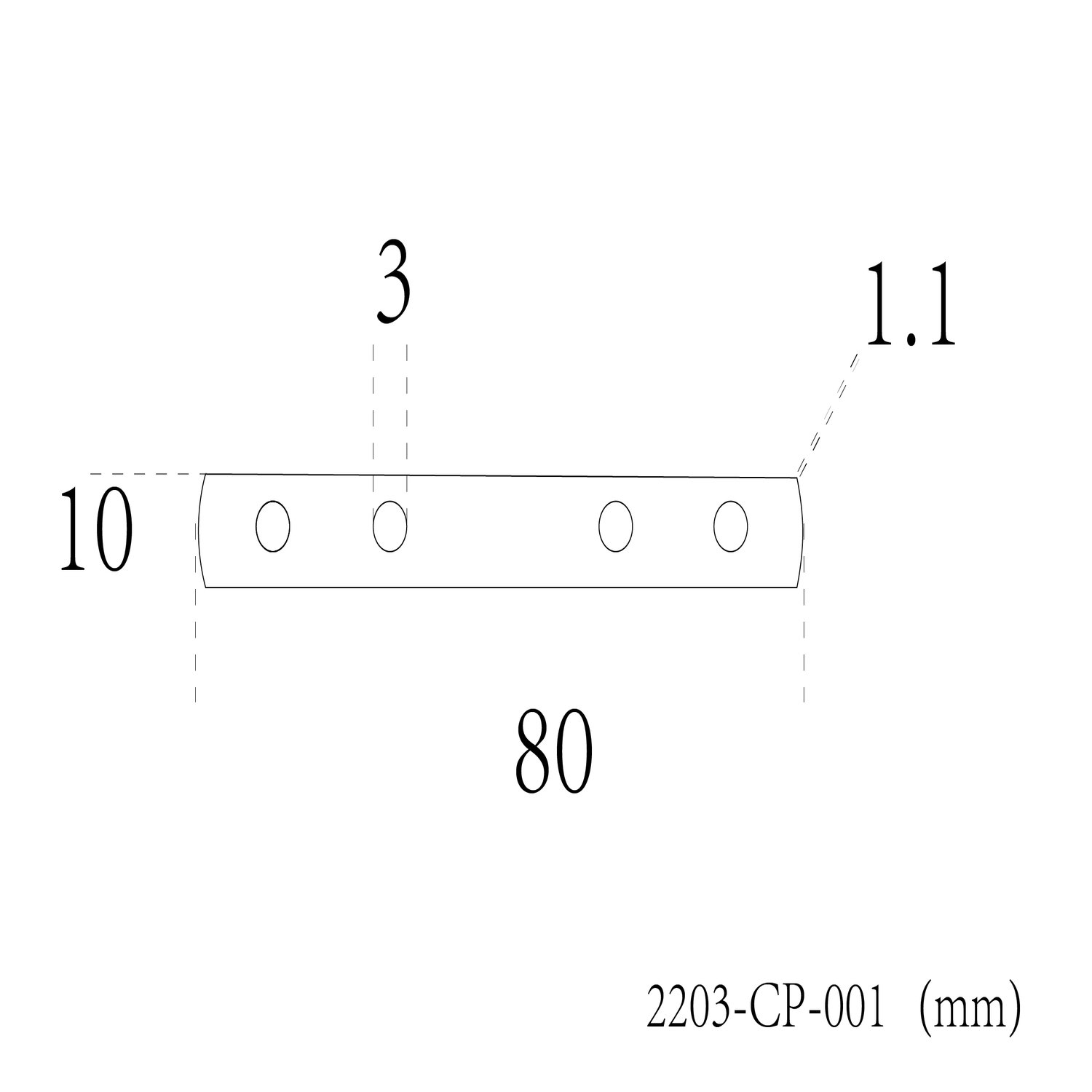 Линейный коннектор для соединения треков по прямой Favourite Favourite 2203-CP-001