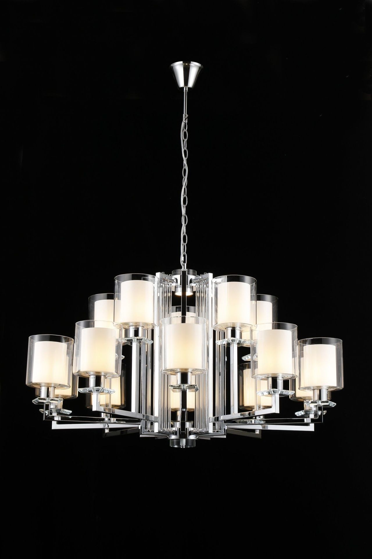 Светильник подвесной iLamp King RM6201-10+5 CR+CL
