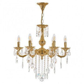 Люстра с хрустальными подвесками AL78101/6/175 B G Bohemia Ivele Crystal