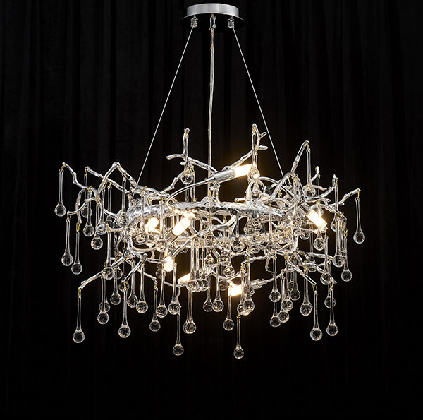 Люстра Bijout Chandelier Silver Round Great Light LS60440