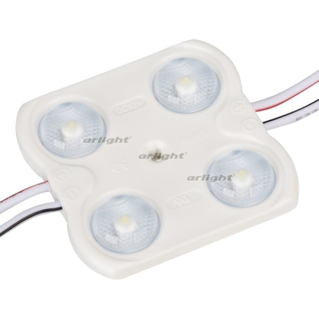 Модуль герметичный CRAFT-2835-4-12V Warm 170deg (45x43mm, 1.6W, IP67) (Закрытый) 029682