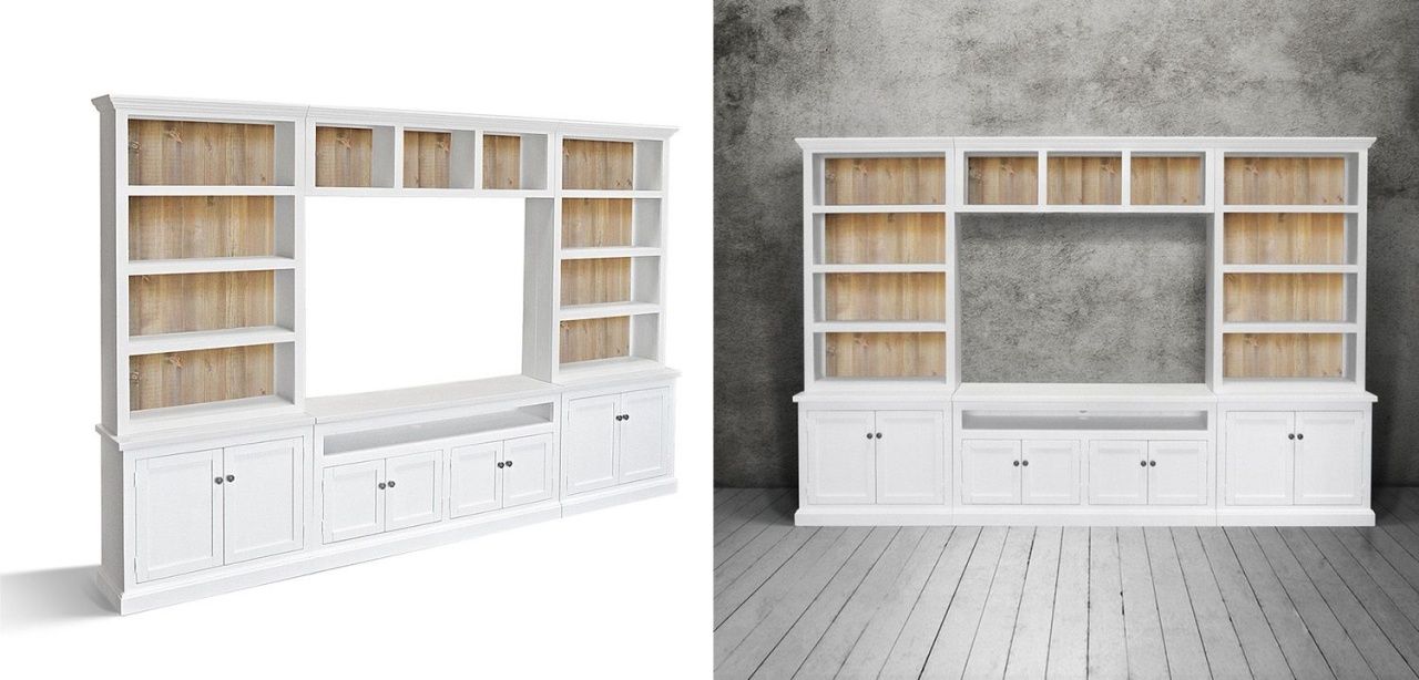 Шкаф-стеллаж Rachele Provence HARMONIE Glacier White 15.155