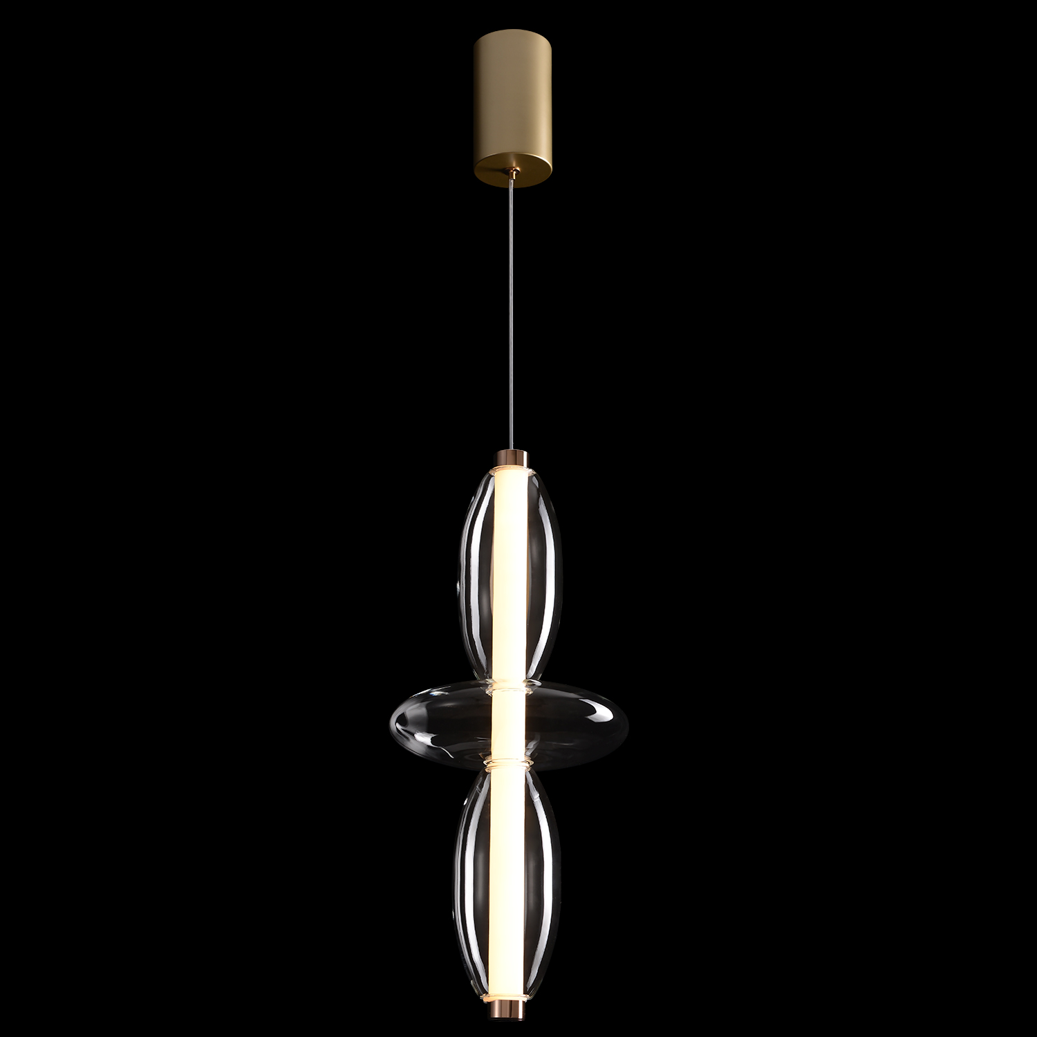 Светильник подвесной Crystal Lux QUASAR SP7W LED AMBER