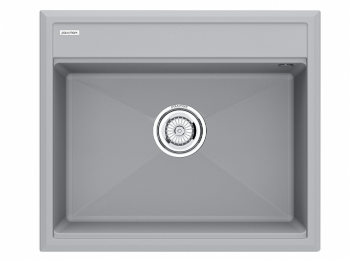 Мойка STEPIA-590, IT-GRANIT, PM115951-GR , серый, 590х510, Paulmark