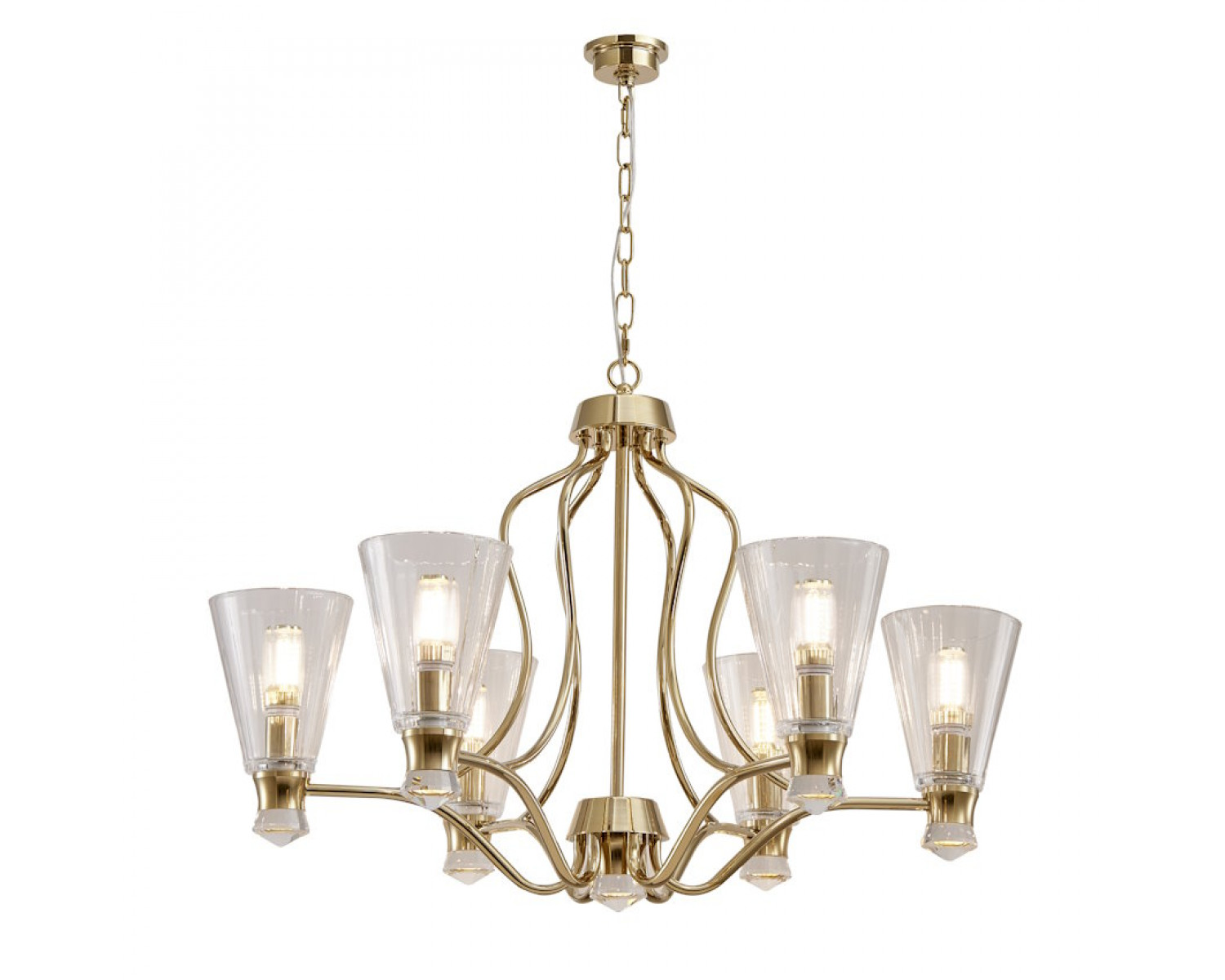 Люстра Newport MARGARET 4736/C gold