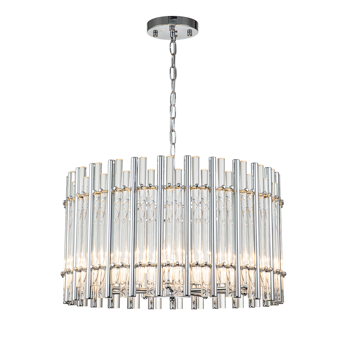 Светильник подвесной INDIGO Crystal 12025/7P Chrome V000308