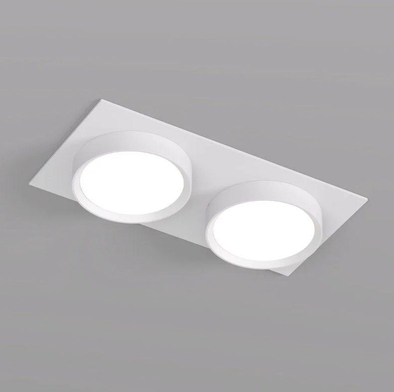 Точечный встраиваемый светильник Denkirs FLAT DK2092-WH