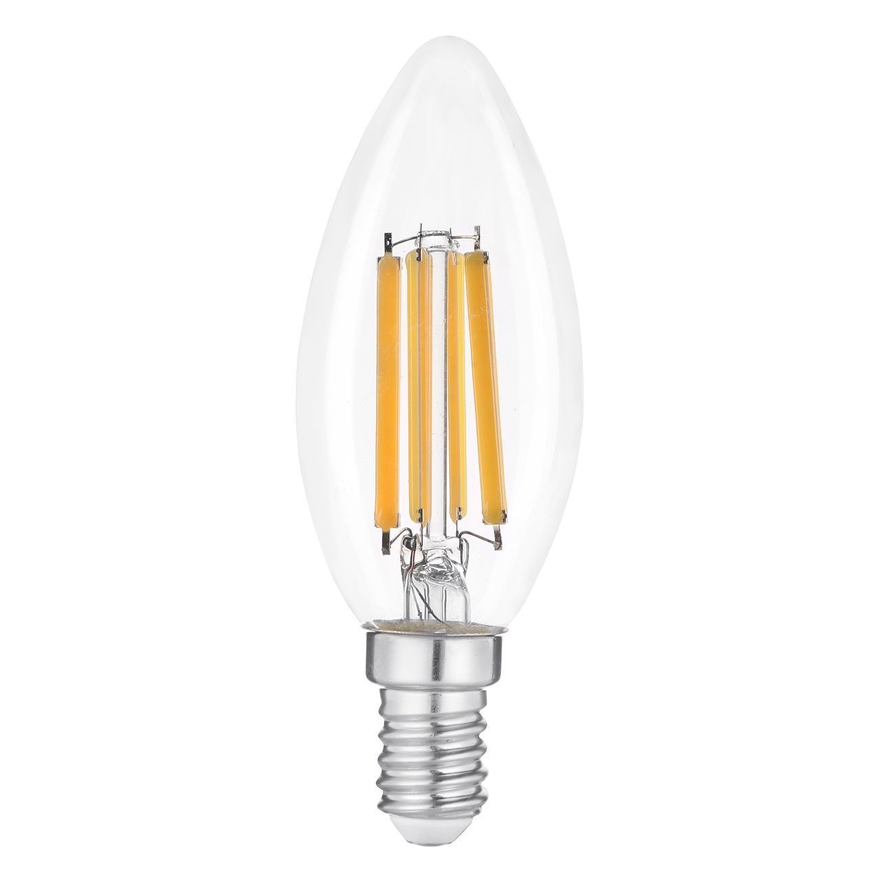 Светодиодная лампа E14 Candles Мощность 7W 4200K Transparent Chandelux CHDL-12102