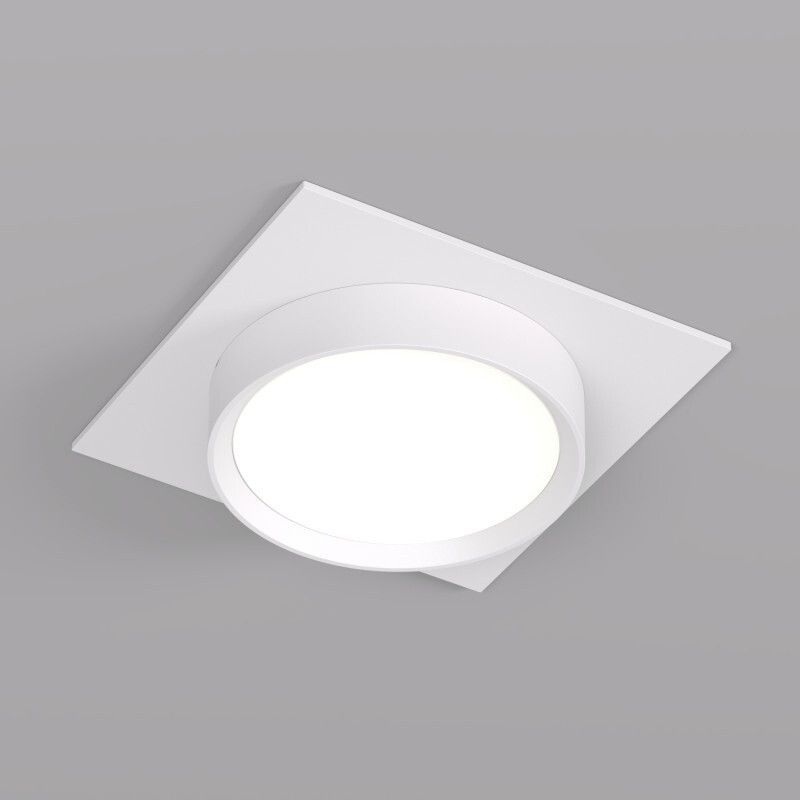 Точечный встраиваемый светильник Denkirs FLAT DK2091-WH
