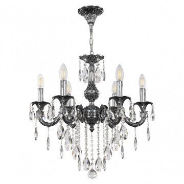 Люстра с хрустальными подвесками AL79101/6/175 B NB Bohemia Ivele Crystal