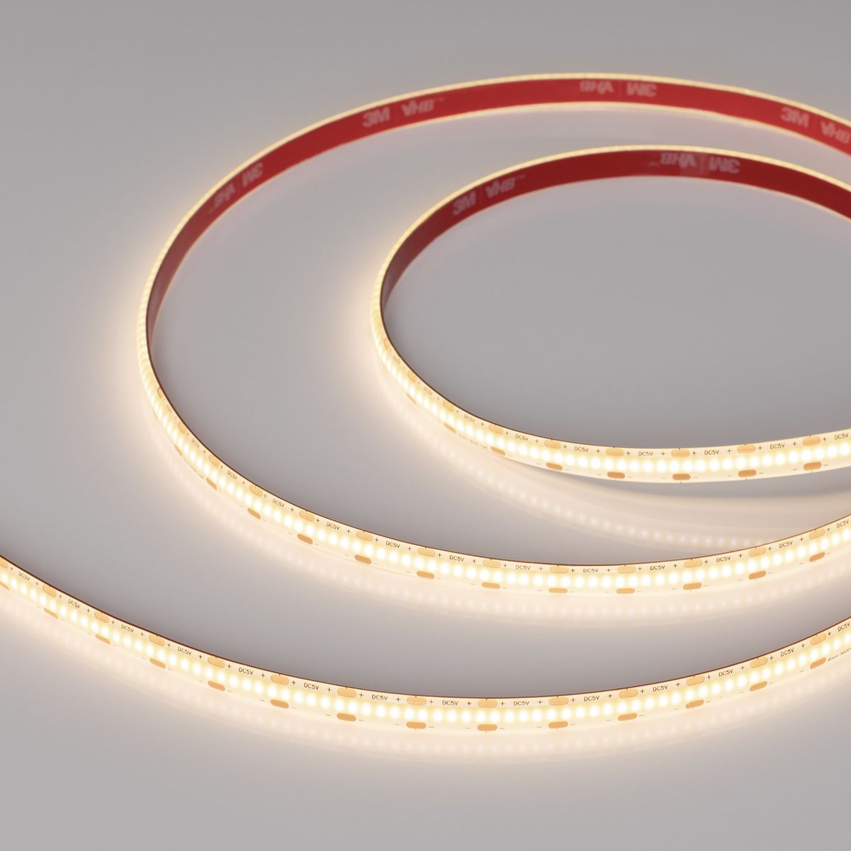 Светодиодная лента Arlight герметичная COB-SE-X360-8mm 5V Warm3000 (5 W/m, IP65, 5m)  041709(1)