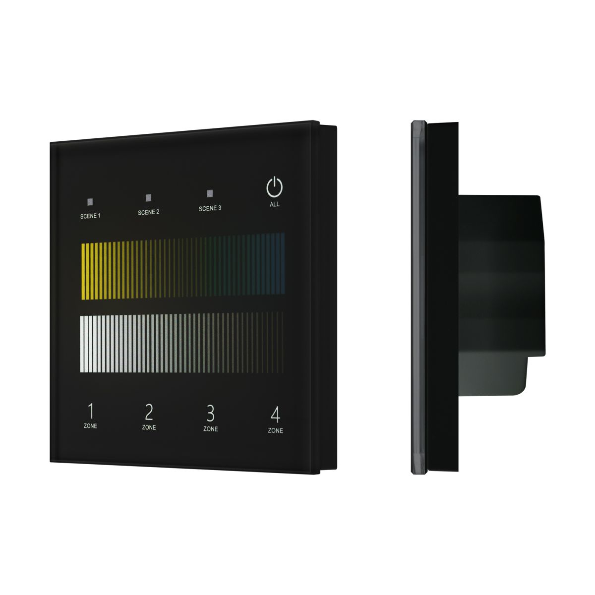 Сенсорная панель Arlight SMART-DALI-301-11-4G-3SC-DT8 Черная (230V, встраиваемая, 2.4G) (IARL, IP20 