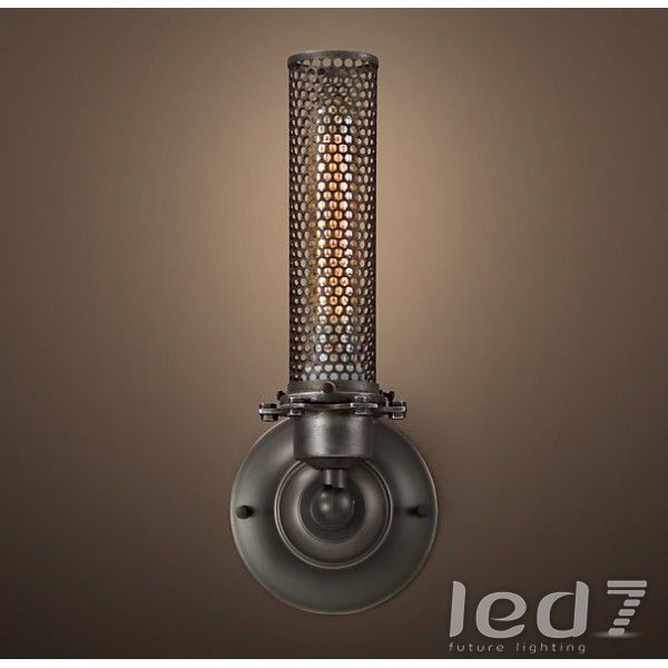 Светильник Loft Industry Edison Perforated Metal Single Sconce