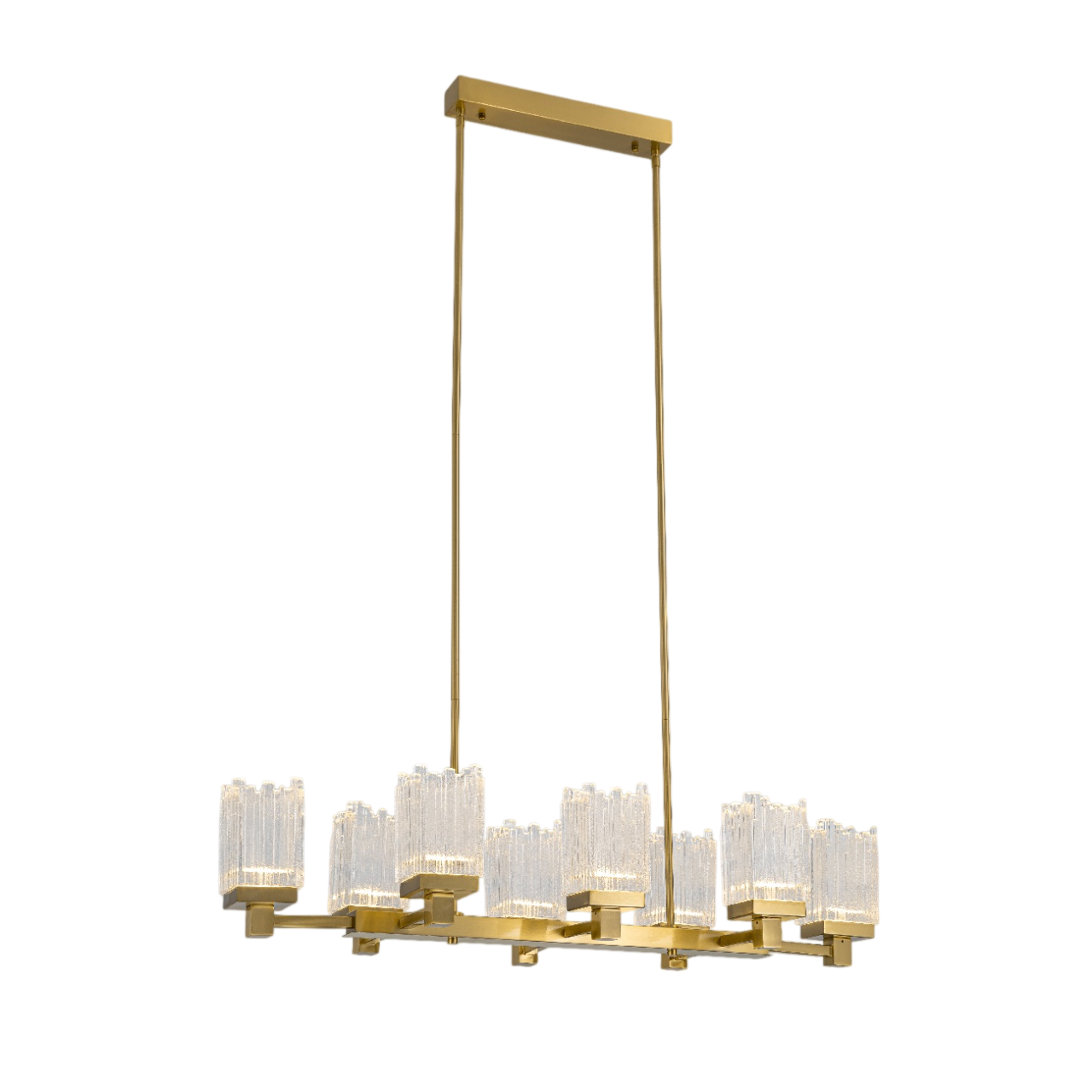 Подвесной светильник MD25020403-8B2 Satin gold, LED/39.8W, 3000K dimmable Delight Collection