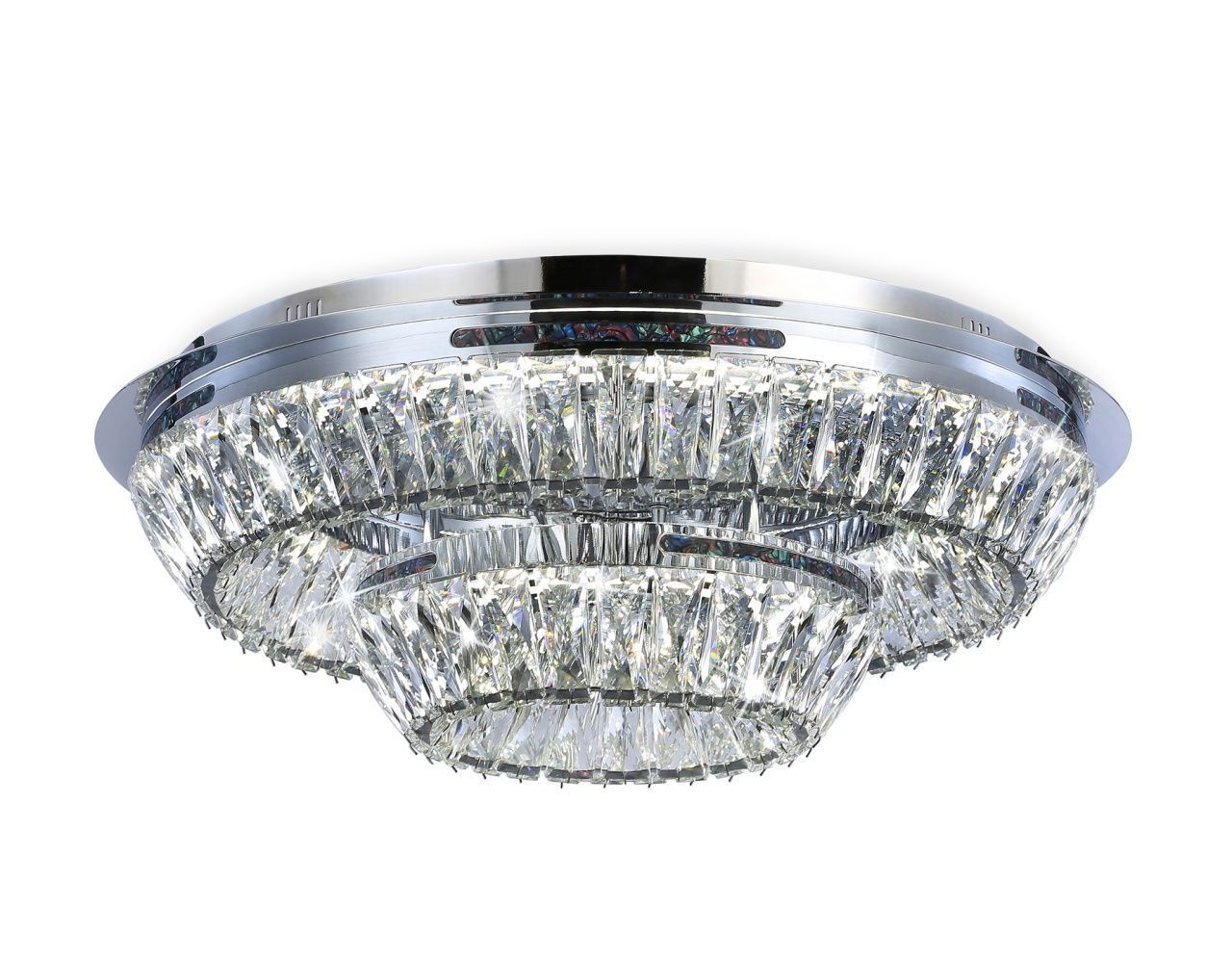 Потолочная светодиодная люстра с хрусталем Ambrella Light TR5029