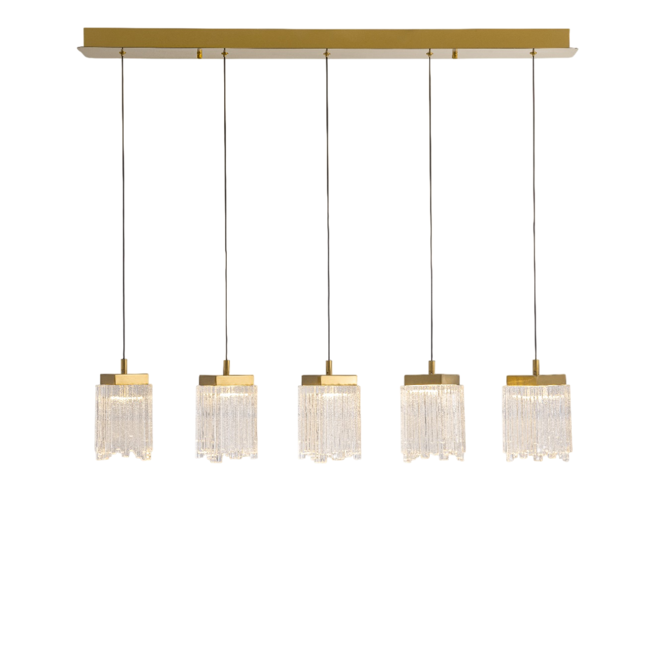 Подвесной светильник MD25020403-5B2 Satin gold, LED/25.4W, 3000K dimmable Delight Collection