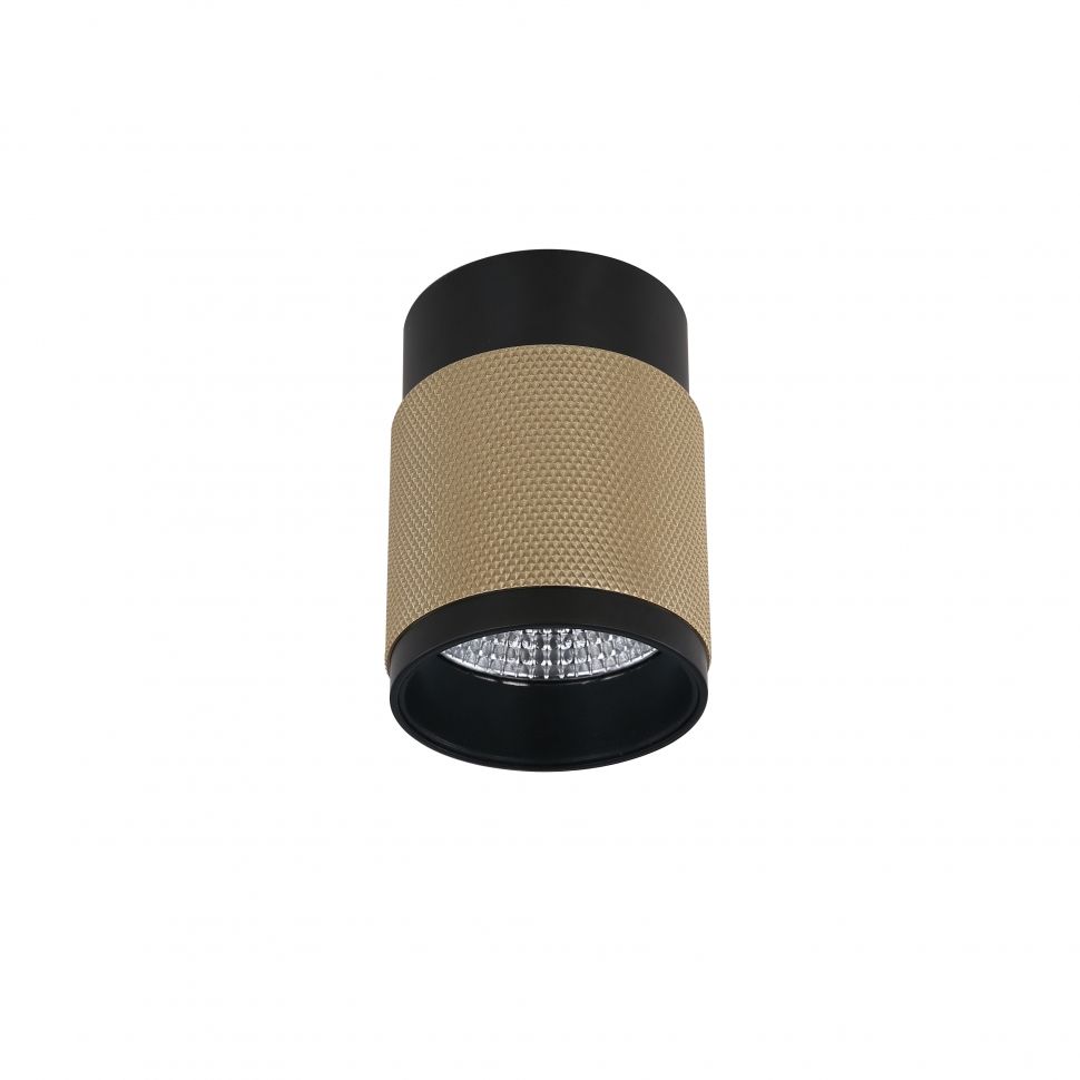 Светильник накладной iLEDEX Delta 1955-10W-3000K-36 BK+BR