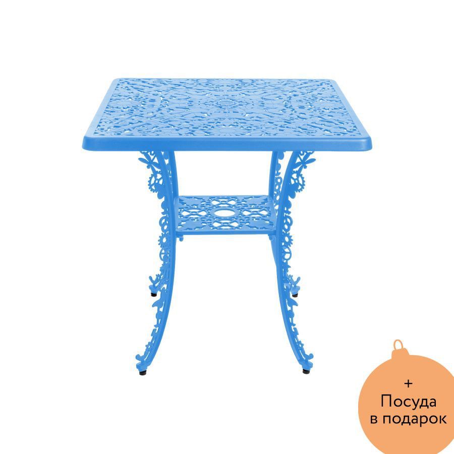 Стол Seletti Aluminium Square Blue 18683 BLU