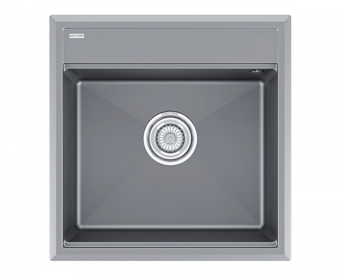 Мойка STEPIA-500, IT-GRANIT, PM115051-GR , серый, 500х510, Paulmark