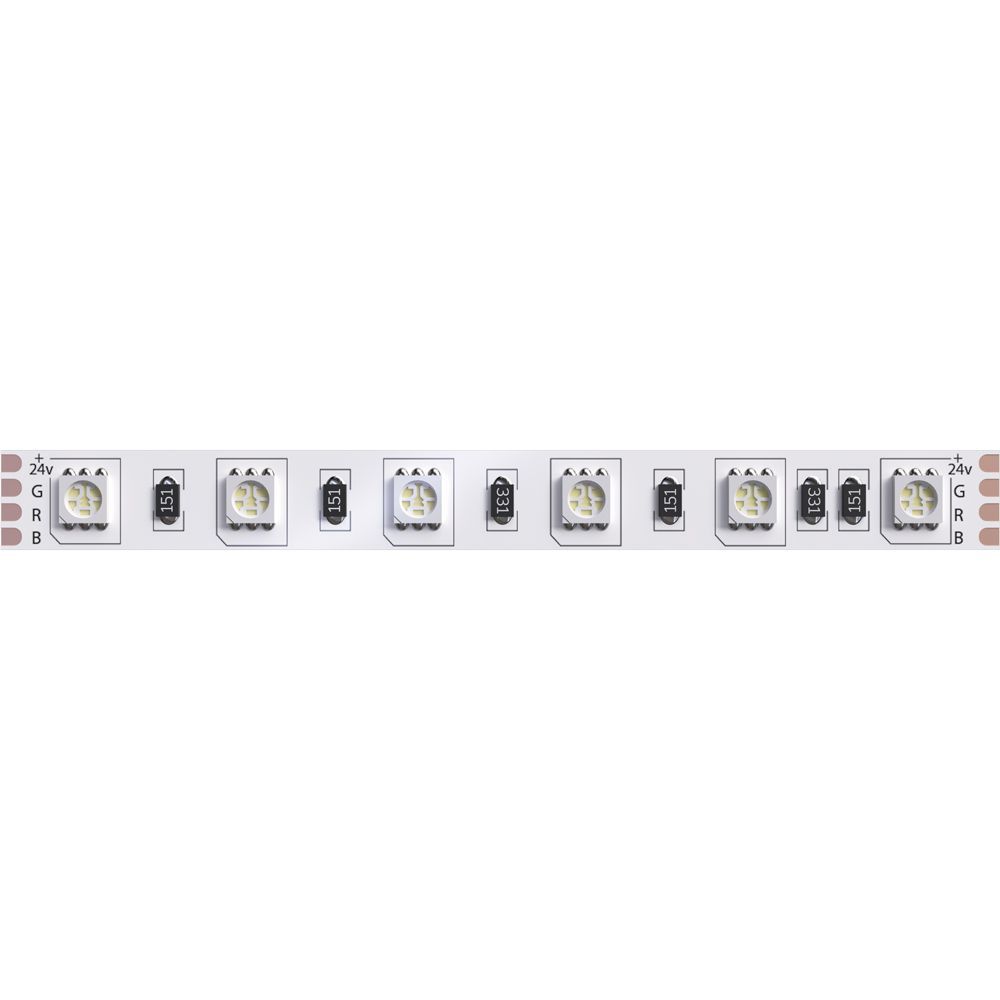Светодиодная лента 24V 14,4W/m  RGB 5м Arte Lamp TAPE A2406010-01-RGB