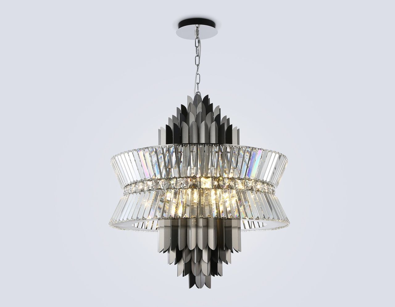 Подвесная люстра с хрусталем Ambrella Light LH41026