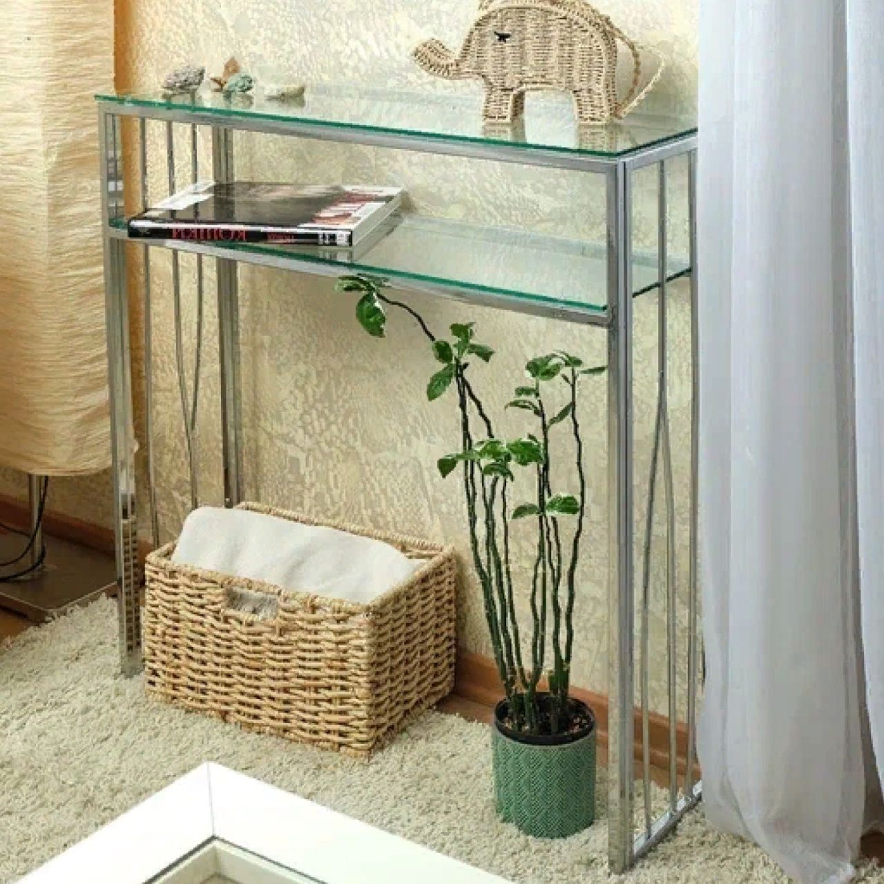 Консольный стол AllConsoles 1124-CS clear