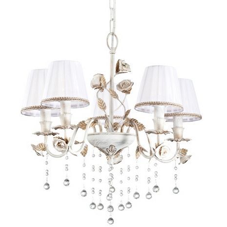 Подвесная люстра L'ARTE LUCE FLORIAN L12705.47 с подвесками из хрусталя