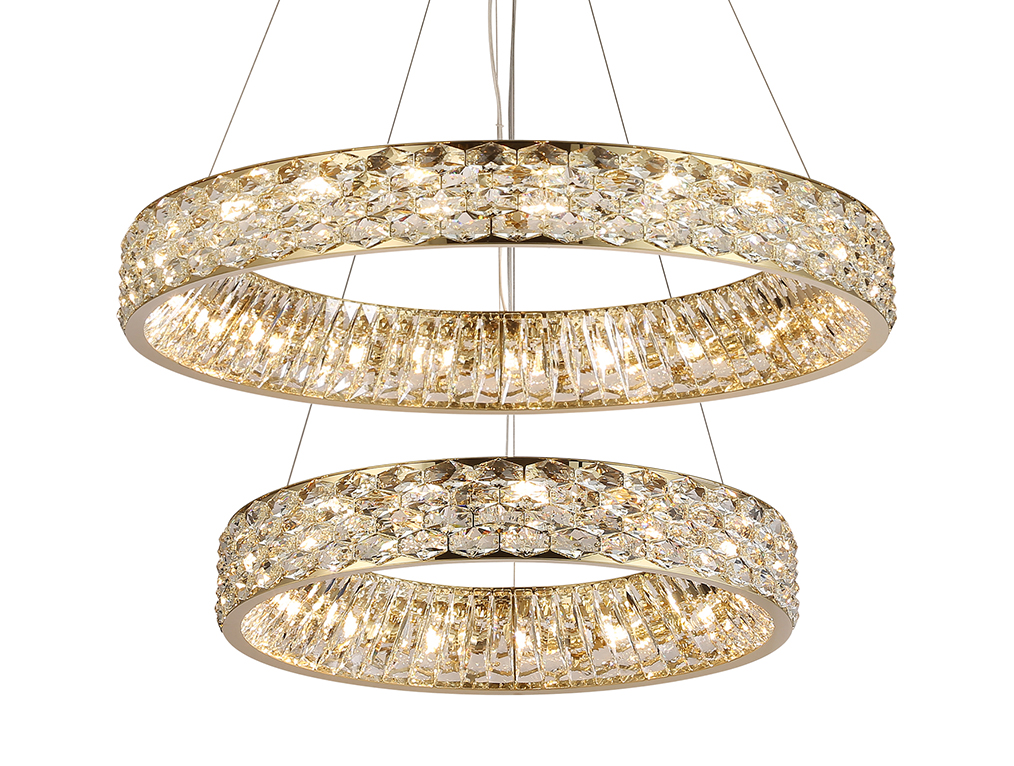 Потолочная чашка Newport TIFFANY Потолочная чашка 8530/8560 D14 2 вертик.кольца gold