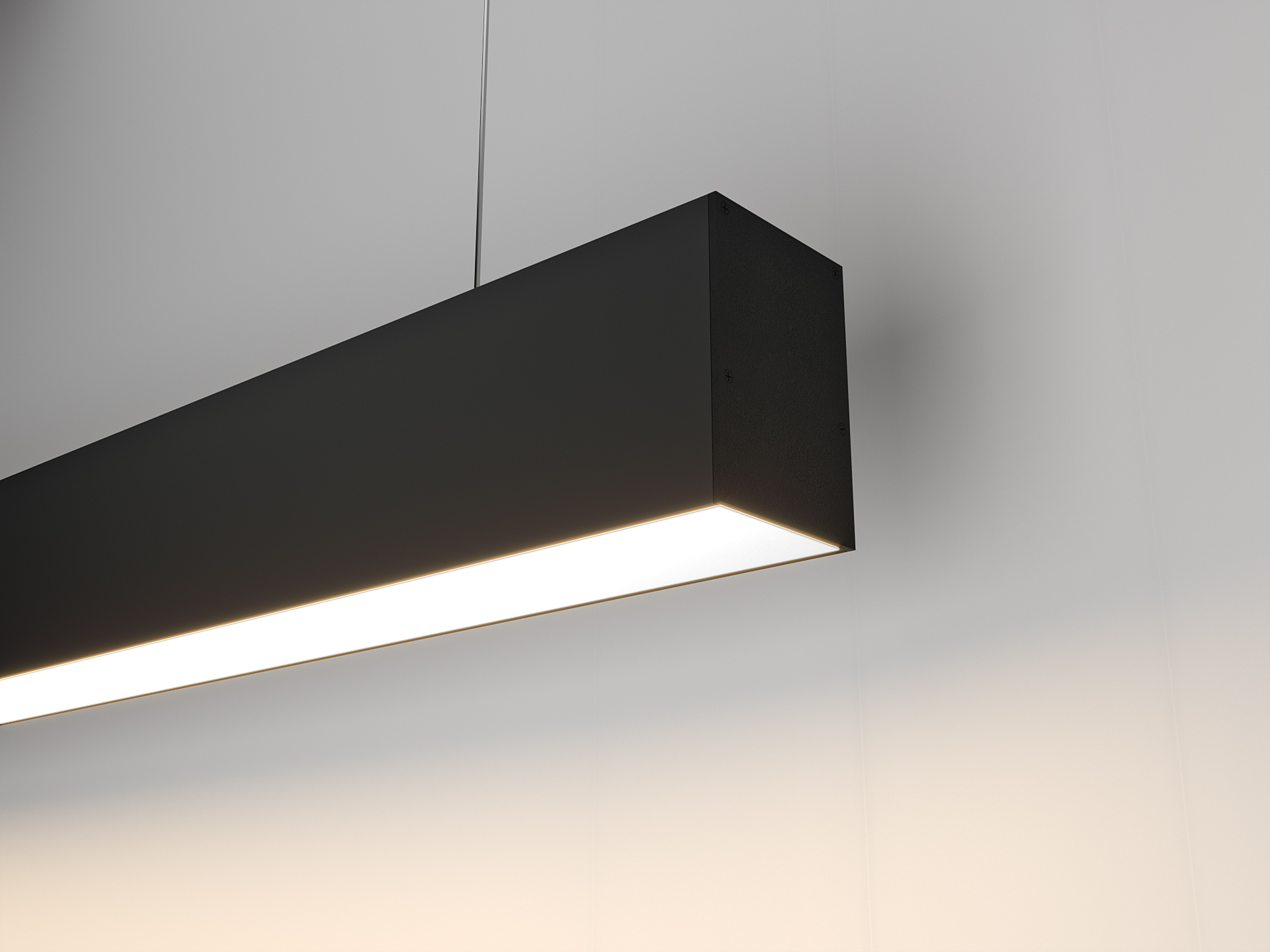 Светильник профильный подвесной линейный Siled La Linea Base 50*70 SLD-LA-LIN-70-1200-B