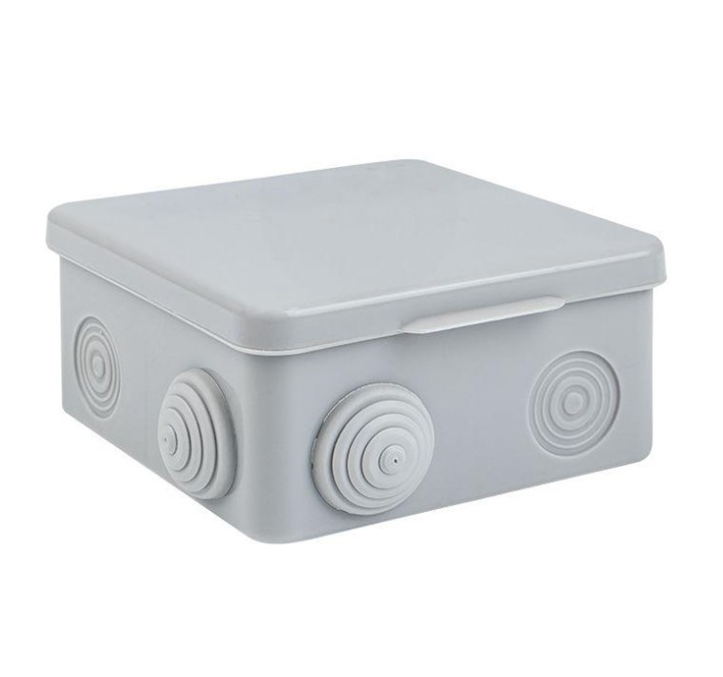 Коробка распаячная с крышкой наружная ( КРП ) 100х100х55 IP54/67 GX 3002-201